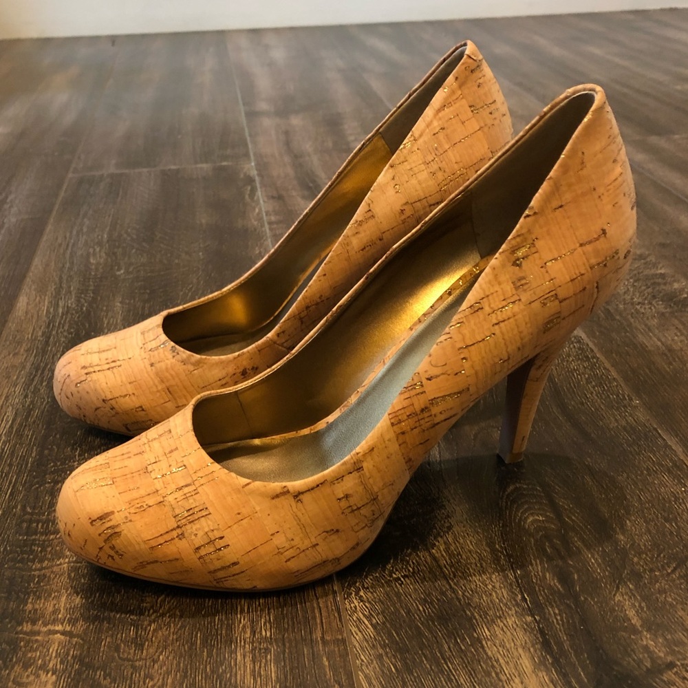 Nine West cork heels